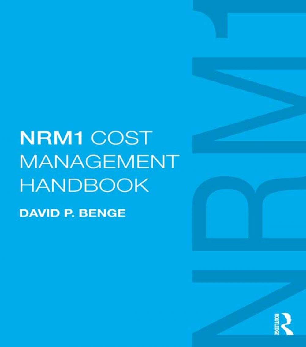 Big bigCover of NRM1 Cost Management Handbook