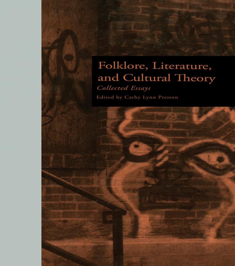 Big bigCover of Folklore, Literature, and Cultural Theory