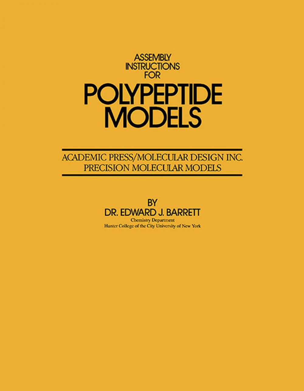 Big bigCover of Assembly Instructions for Polypeptide Models