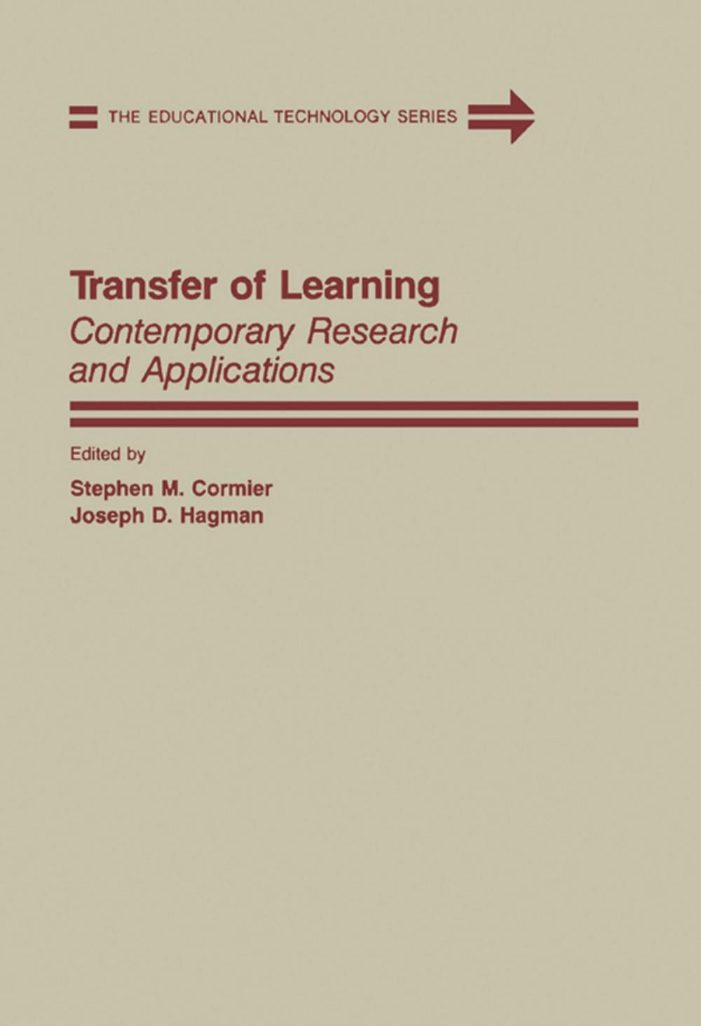 Big bigCover of Transfer of Learning