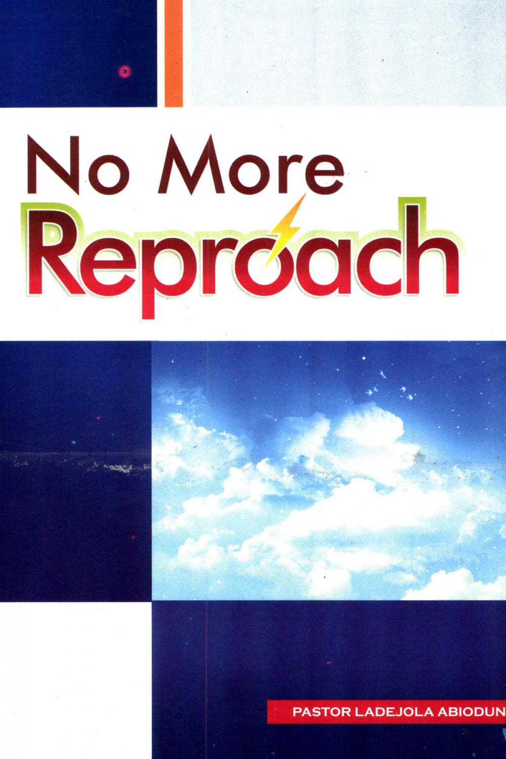 Big bigCover of No More Reproach