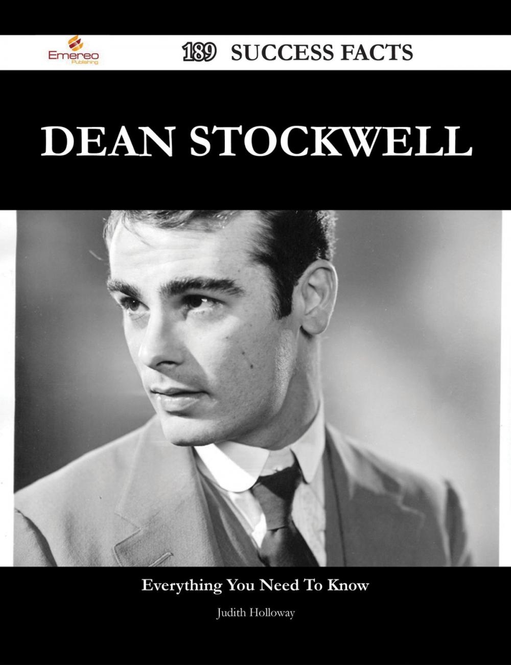 Big bigCover of Dean Stockwell 189 Success Facts - Everything you need to know about Dean Stockwell