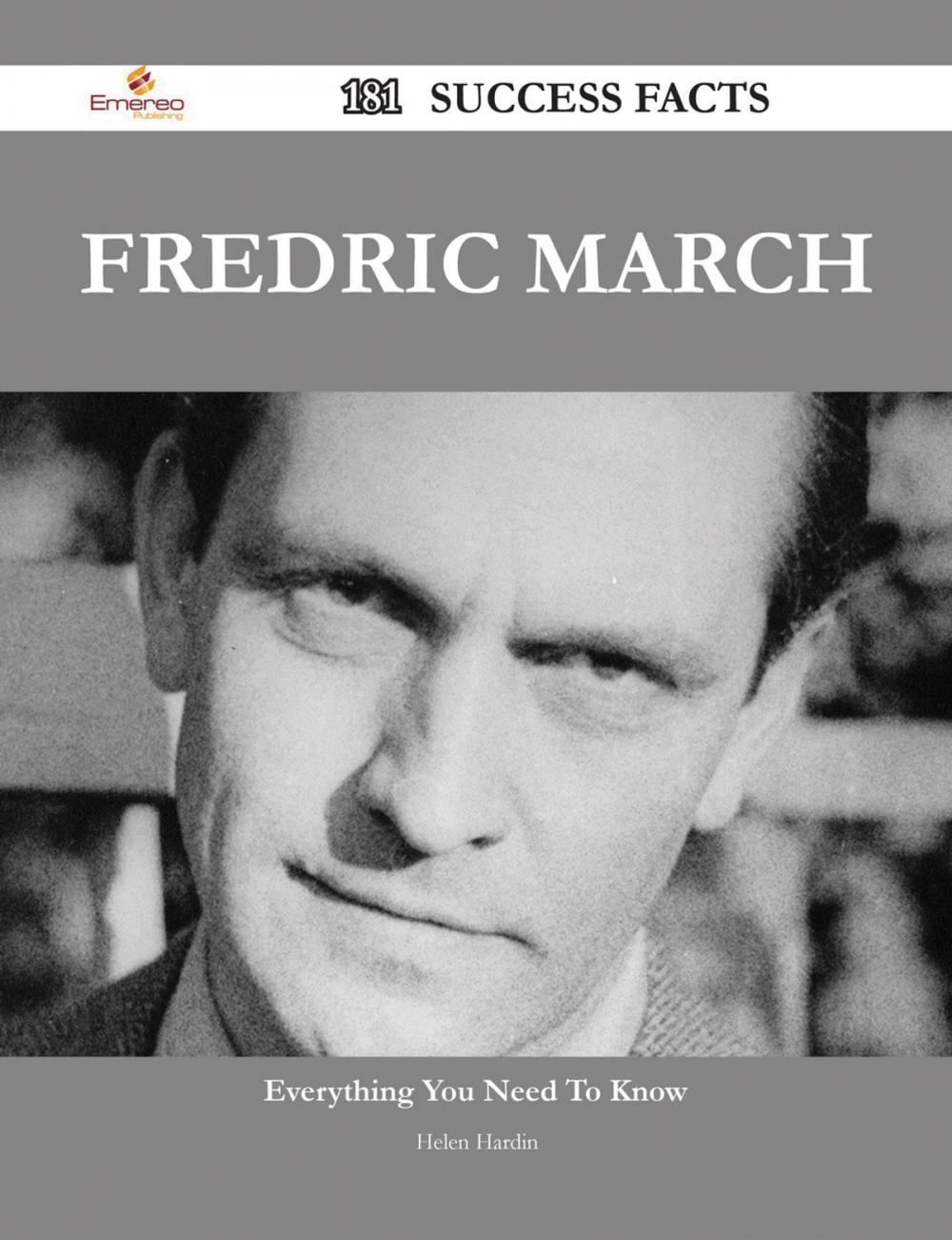 Big bigCover of Fredric March 181 Success Facts - Everything you need to know about Fredric March