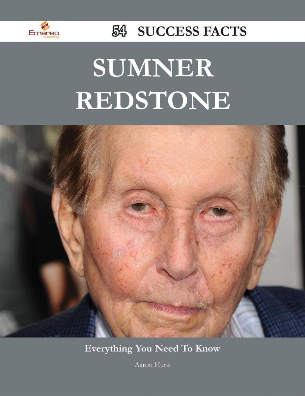 Big bigCover of Sumner Redstone 54 Success Facts - Everything you need to know about Sumner Redstone