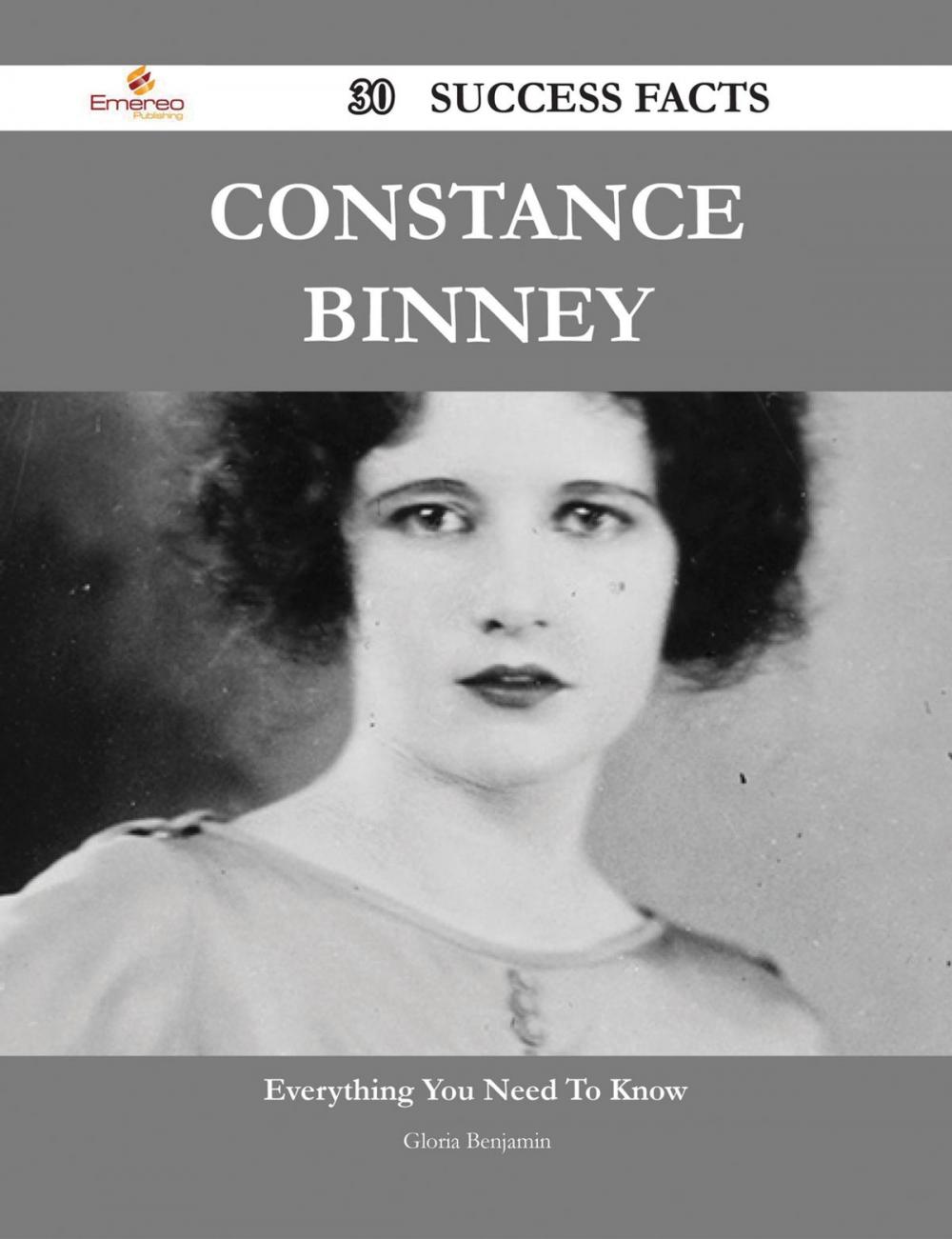 Big bigCover of Constance Binney 30 Success Facts - Everything you need to know about Constance Binney