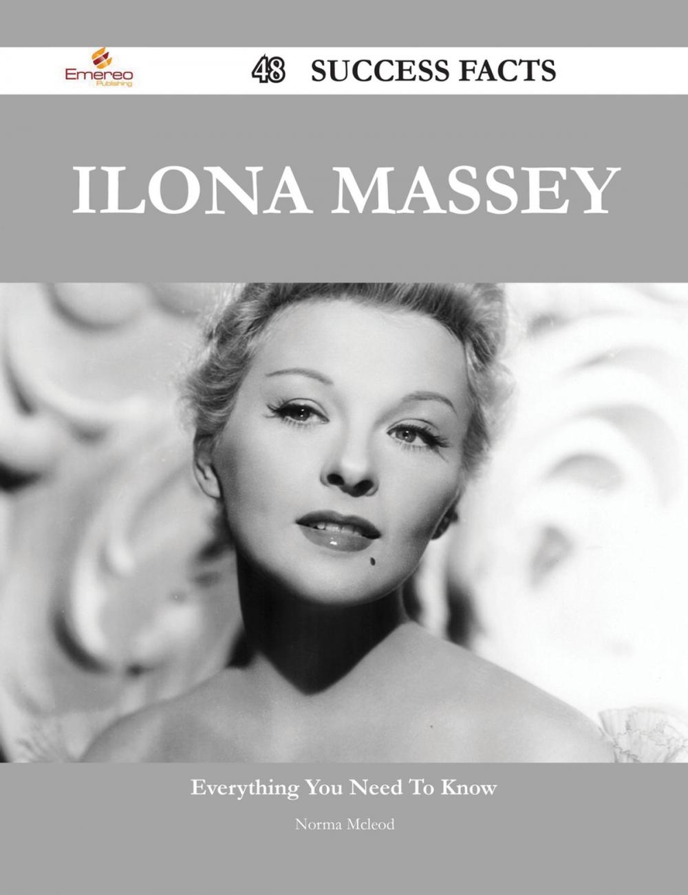 Big bigCover of Ilona Massey 48 Success Facts - Everything you need to know about Ilona Massey