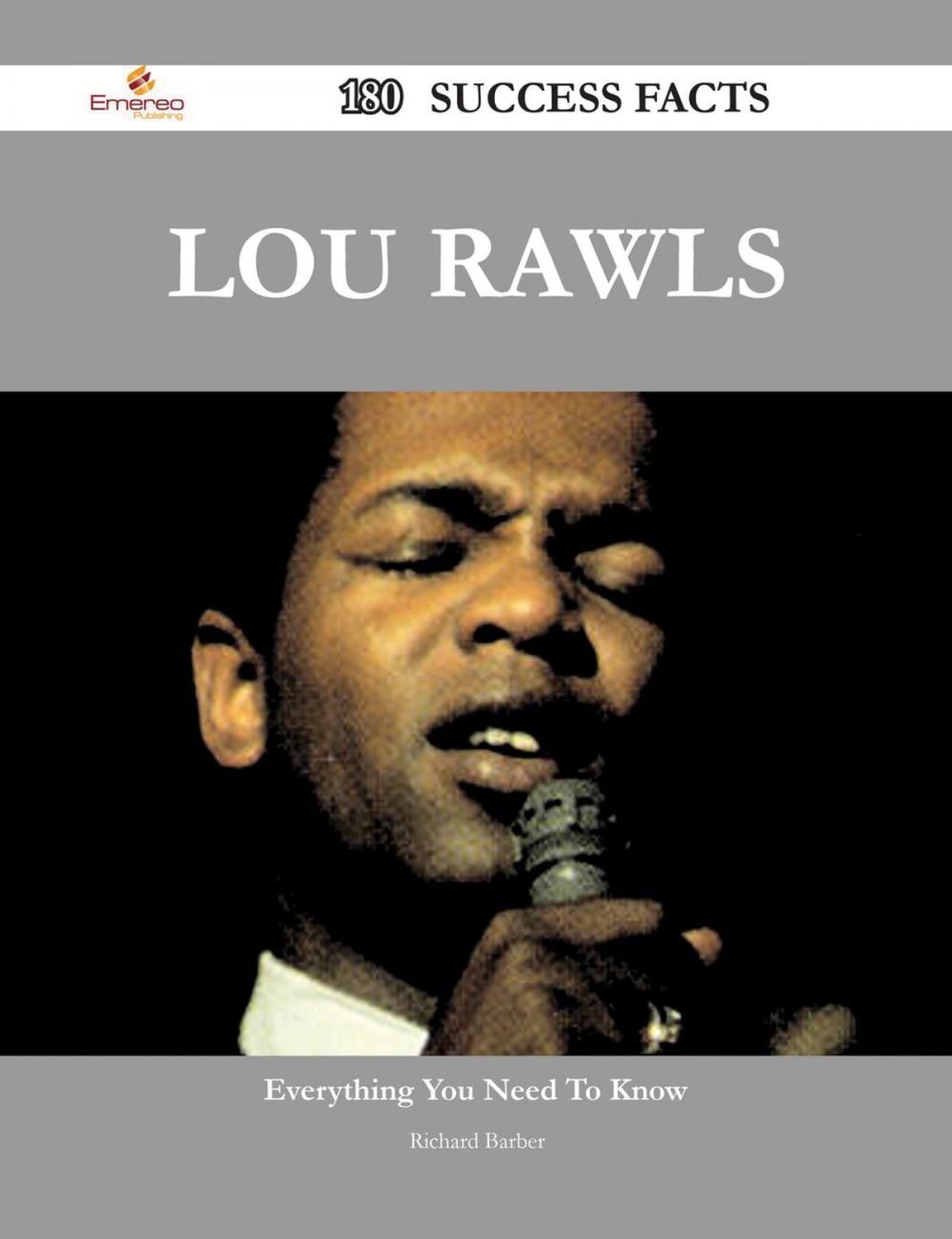 Big bigCover of Lou Rawls 180 Success Facts - Everything you need to know about Lou Rawls