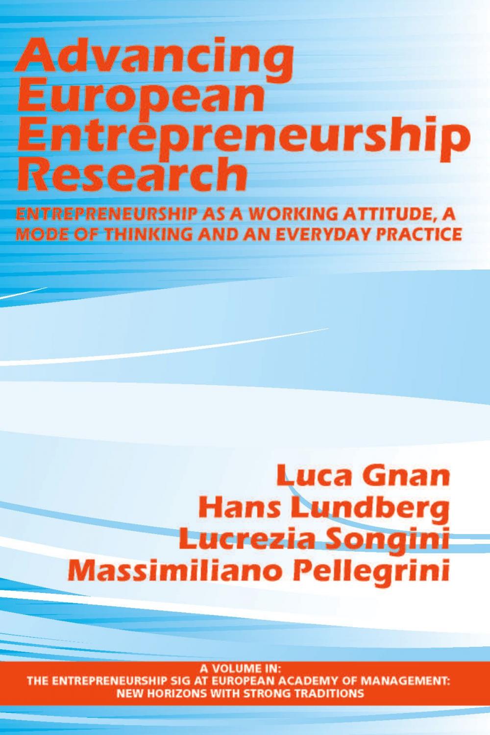 Big bigCover of Advancing European Entrepreneurship Research