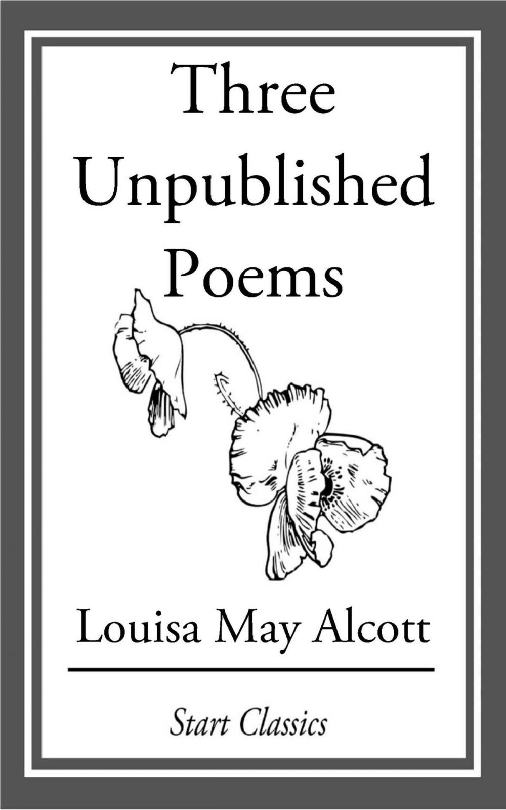 Big bigCover of Three Unpublished Poems