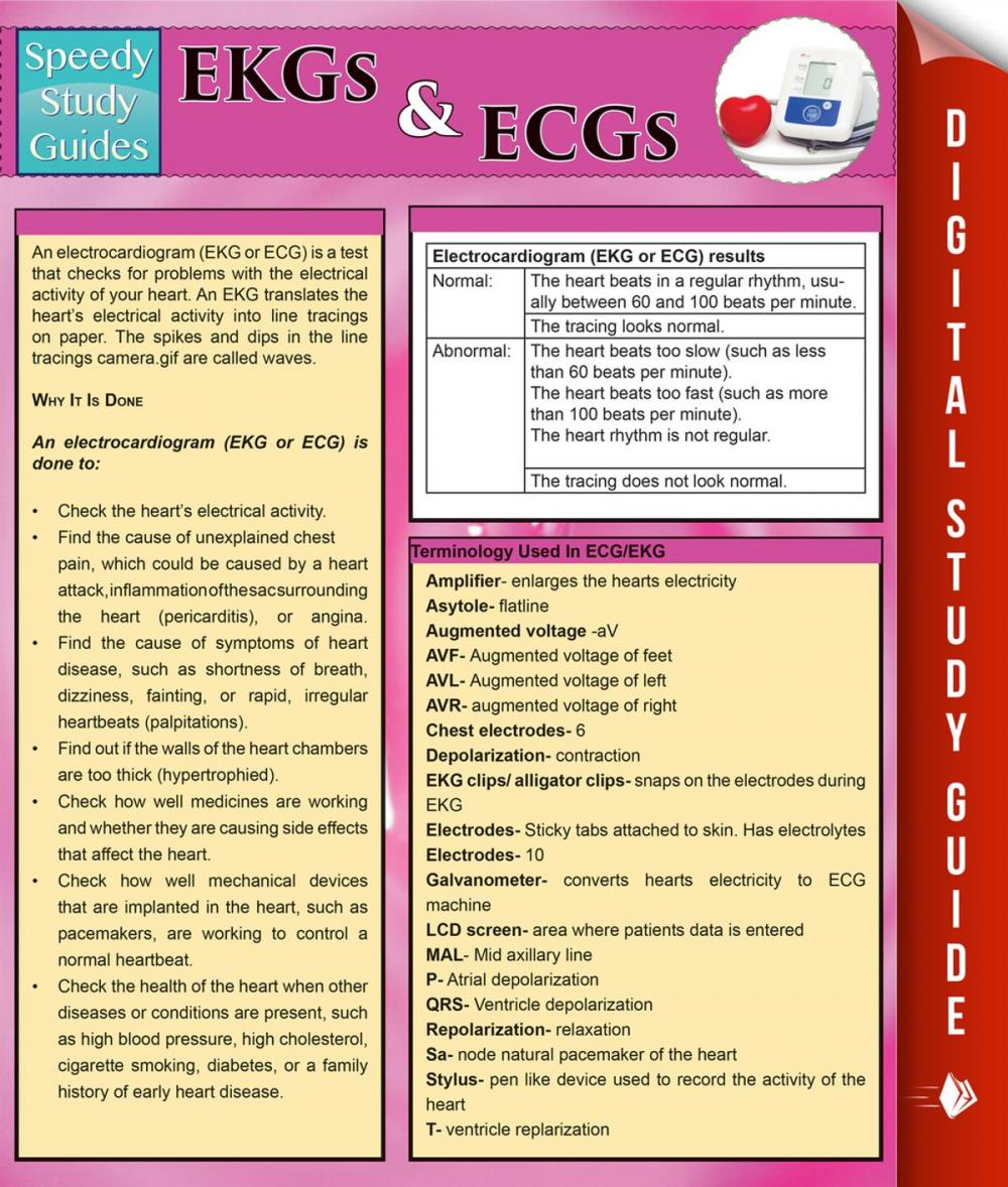 Big bigCover of Ekgs And Ecgs (Speedy Study Guides)