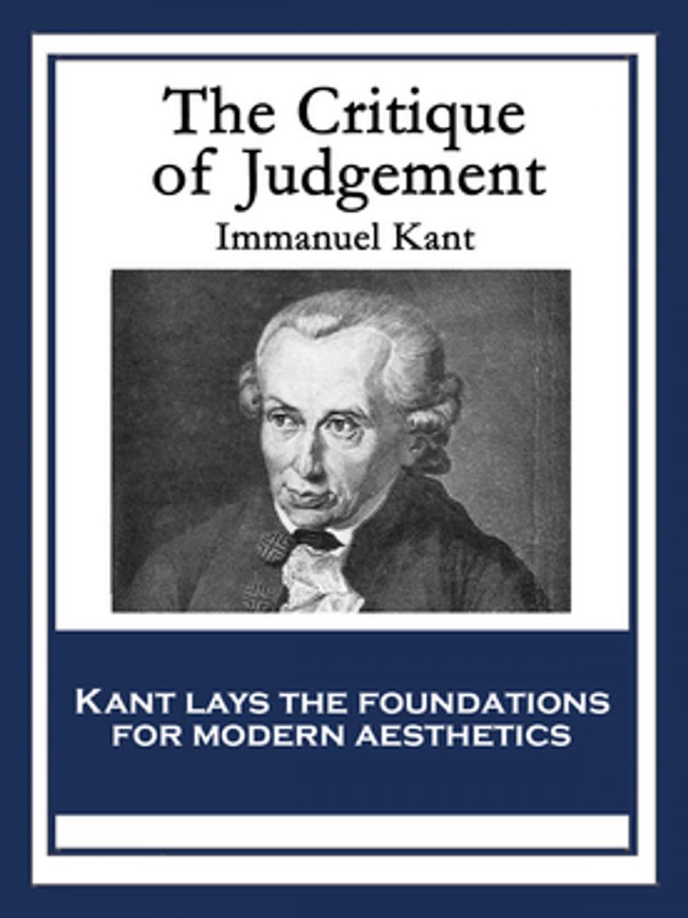 Big bigCover of The Critique of Judgement