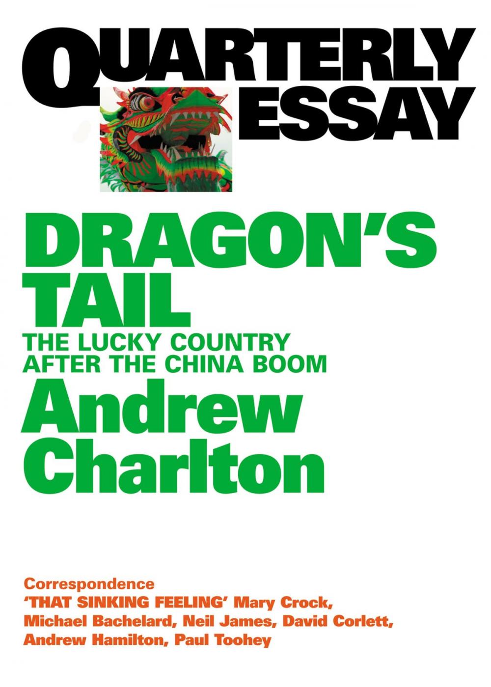 Big bigCover of Quarterly Essay 54 Dragon's Tail