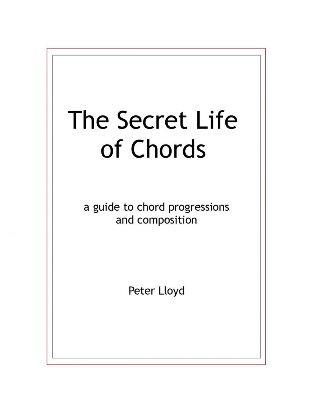 Big bigCover of The Secret Life of Chords