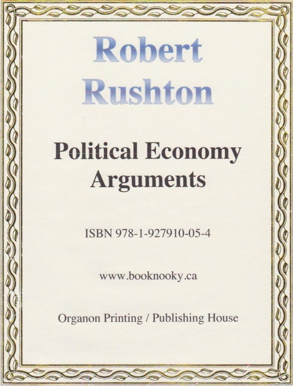 Big bigCover of Political Economy Arguments