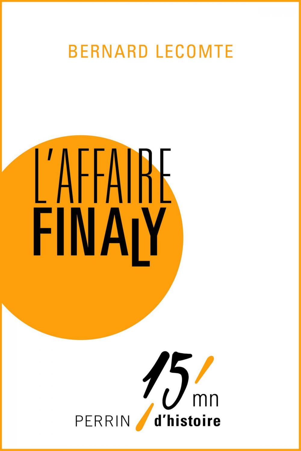 Big bigCover of L'affaire Finaly