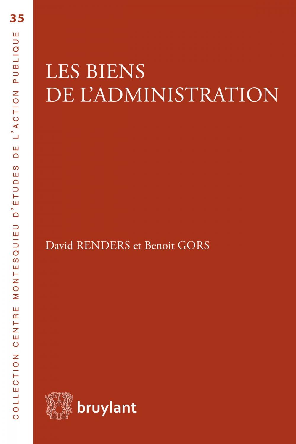 Big bigCover of Les biens de l'administration