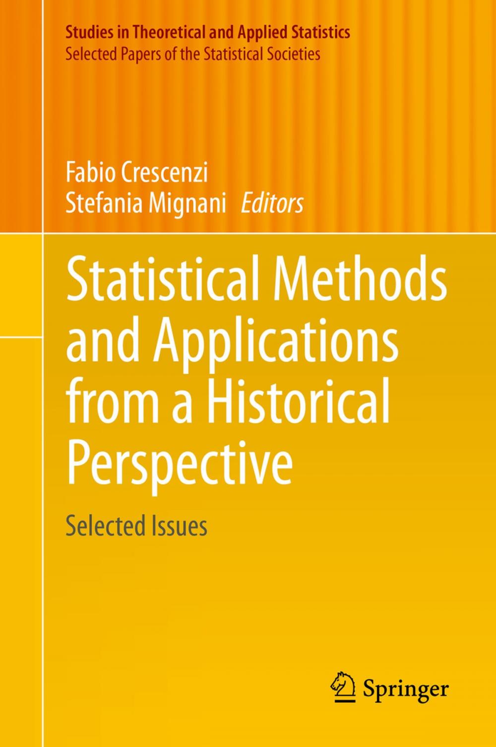 Big bigCover of Statistical Methods and Applications from a Historical Perspective