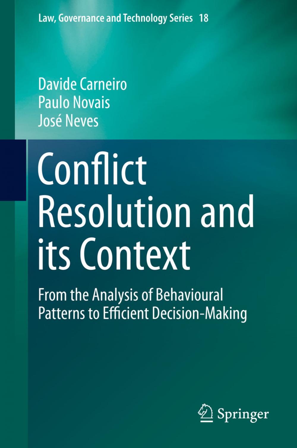 Big bigCover of Conflict Resolution and its Context