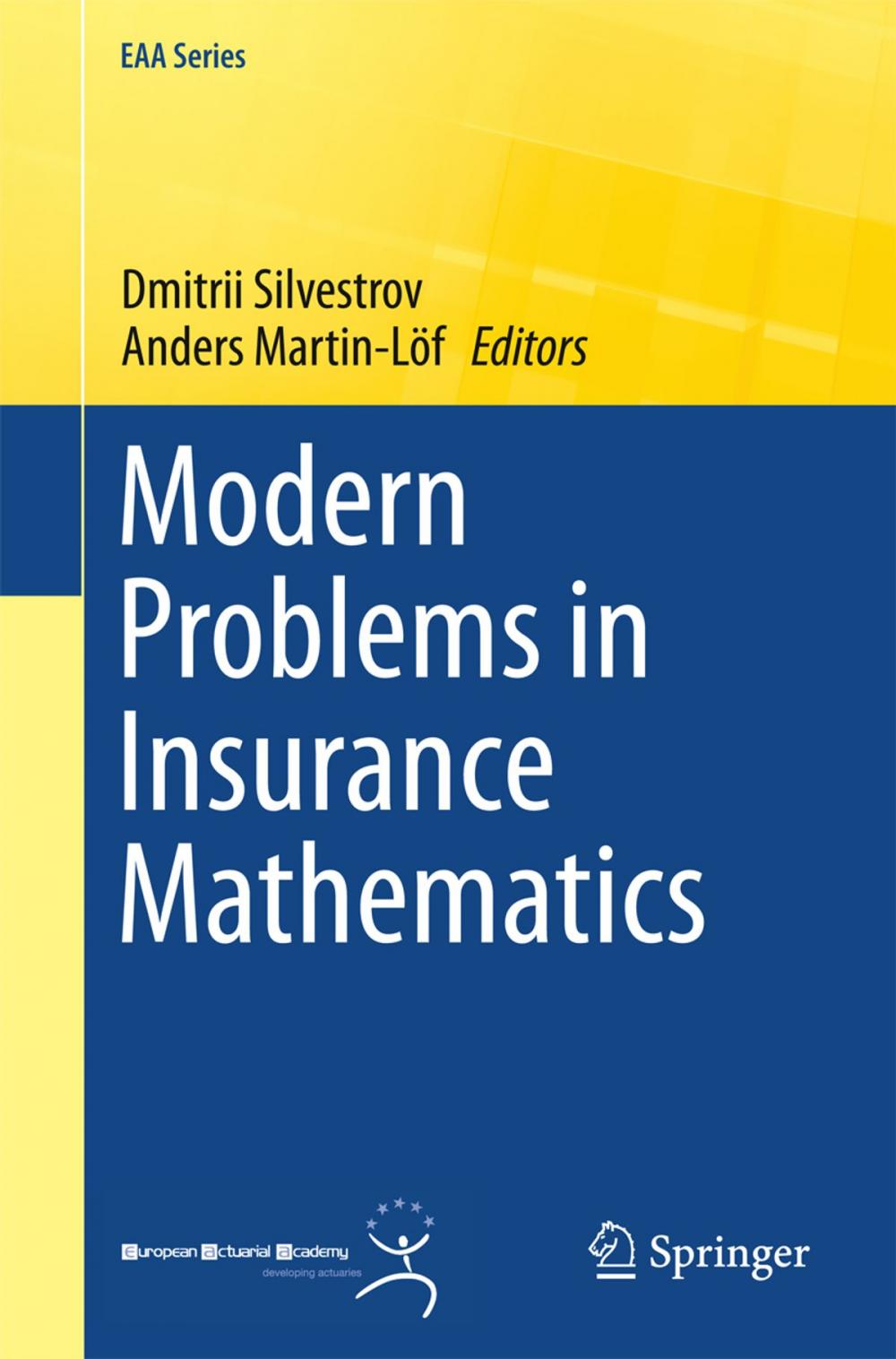 Big bigCover of Modern Problems in Insurance Mathematics