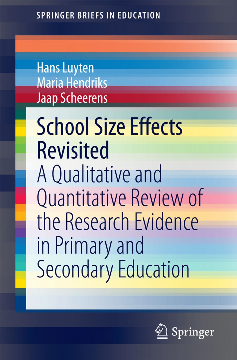 Big bigCover of School Size Effects Revisited