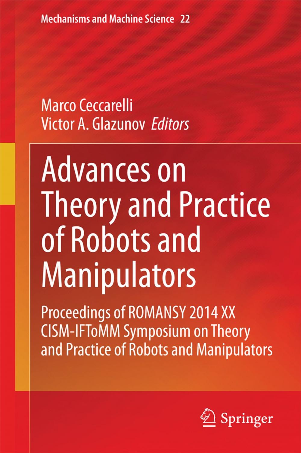 Big bigCover of Advances on Theory and Practice of Robots and Manipulators