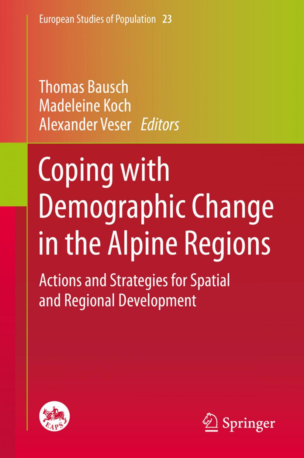 Big bigCover of Coping with Demographic Change in the Alpine Regions