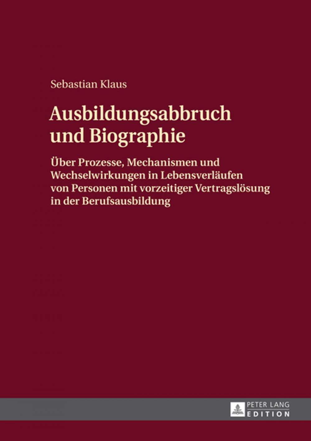 Big bigCover of Ausbildungsabbruch und Biographie