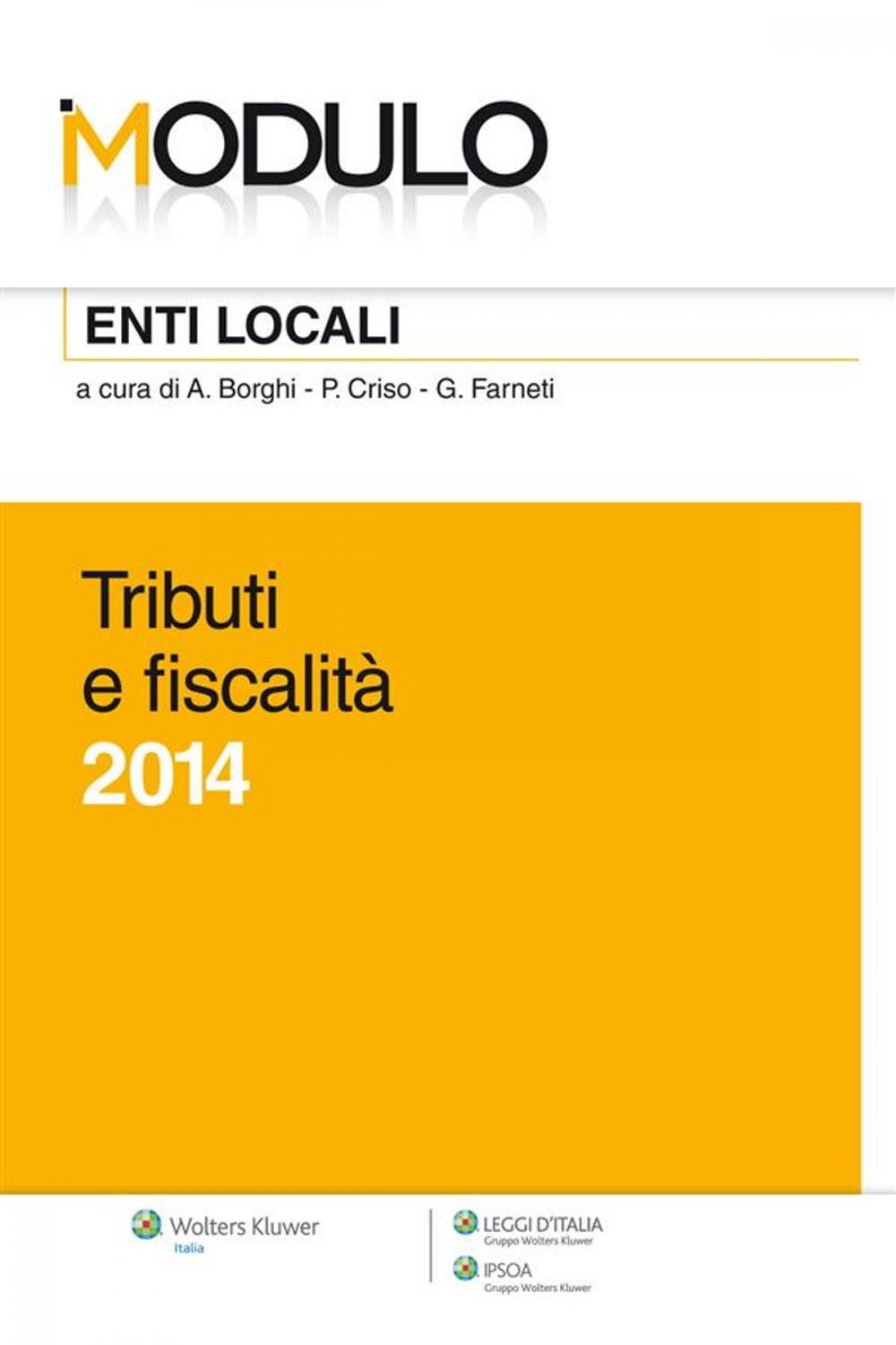 Big bigCover of Modulo Enti locali Tributi e fiscalità