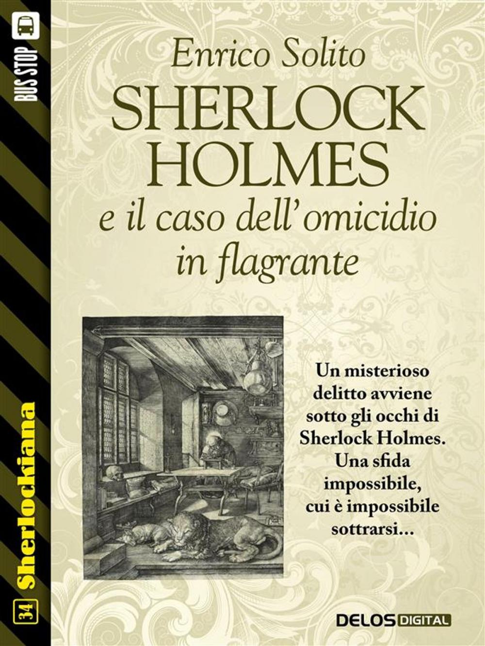 Big bigCover of Sherlock Holmes e il caso dell'omicidio in flagrante