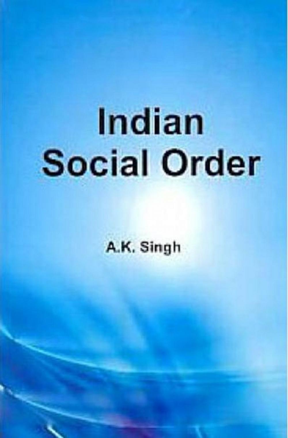 Big bigCover of Indian Social Order