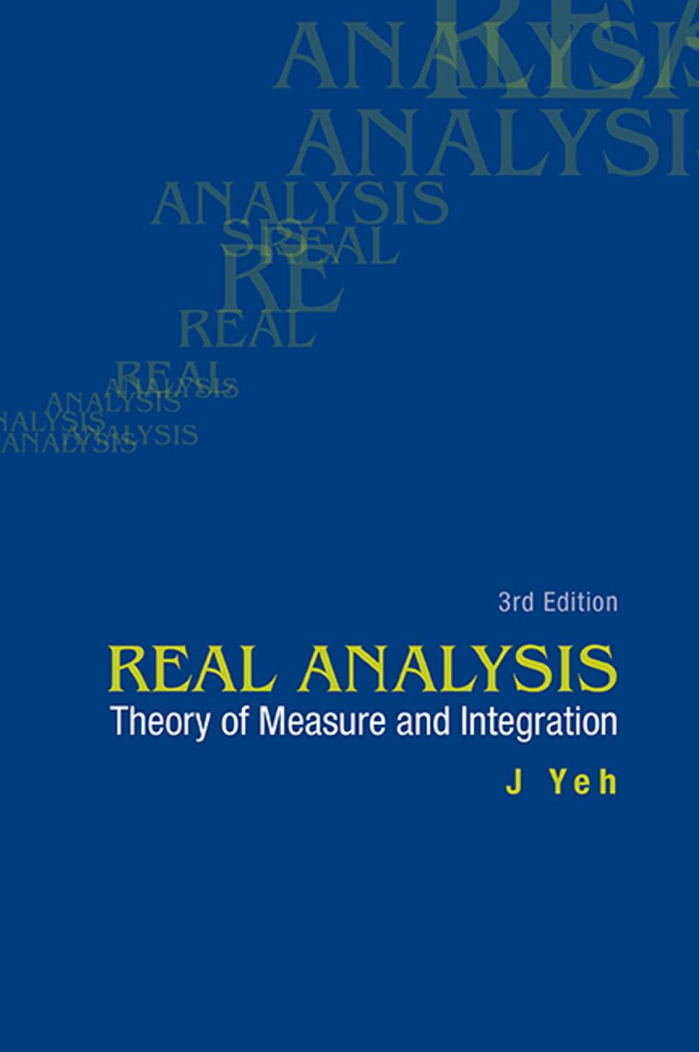 Big bigCover of Real Analysis