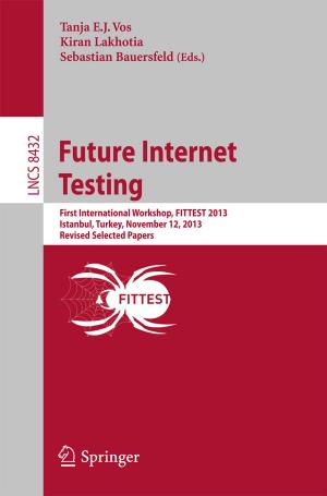 Cover of the book Future Internet Testing by Graeme J. Milne
