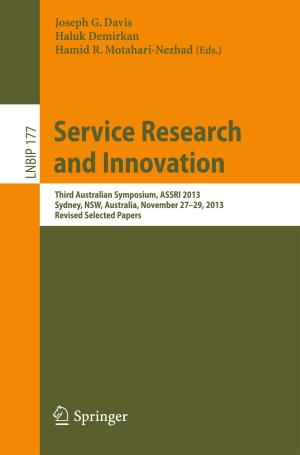 Cover of the book Service Research and Innovation by Mirjana Pavlović, Ksenija Radotić
