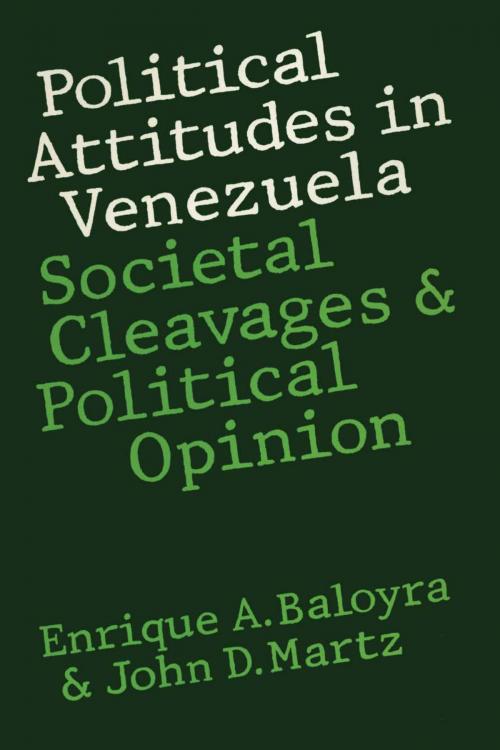 Cover of the book Political Attitudes in Venezuela by Enrique A. Baloyra, John D. Martz, University of Texas Press