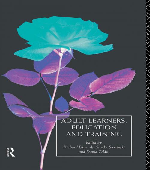 Cover of the book Adult Learners, Education and Training by , Taylor and Francis