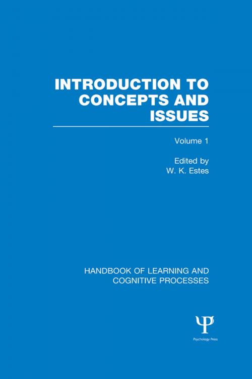 Cover of the book Handbook of Learning and Cognitive Processes (Volume 1) by , Taylor and Francis