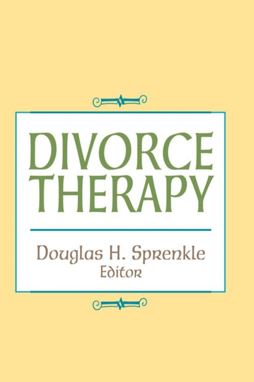 Cover of the book Divorce Therapy by Charles Figley, Phd, Taylor and Francis