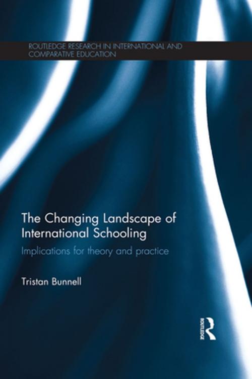 Cover of the book The Changing Landscape of International Schooling by Tristan Bunnell, Taylor and Francis