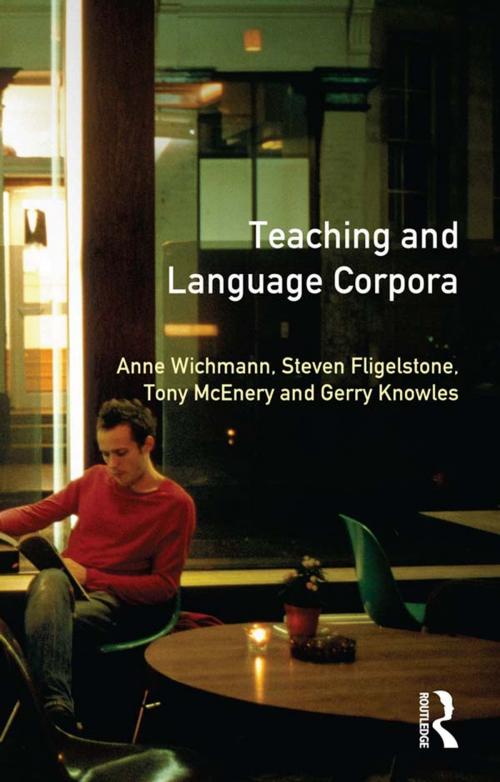 Cover of the book Teaching and Language Corpora by Anne Wichmann, Steven Fligelstone, Taylor and Francis