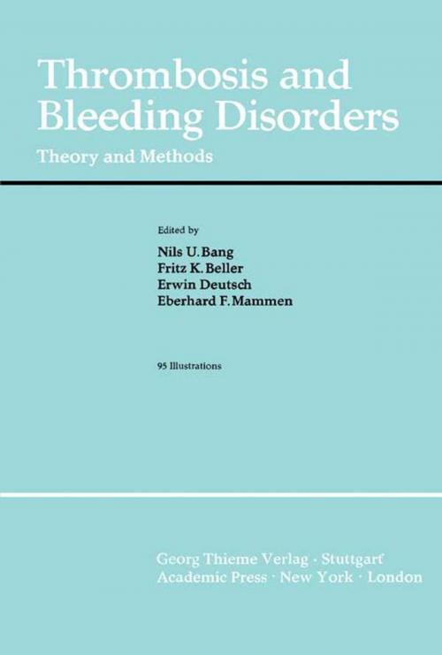 Cover of the book Thrombosis and Bleeding Disorders by , Elsevier Science