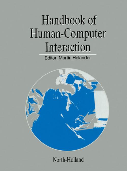 Cover of the book Handbook of Human-Computer Interaction by , Elsevier Science