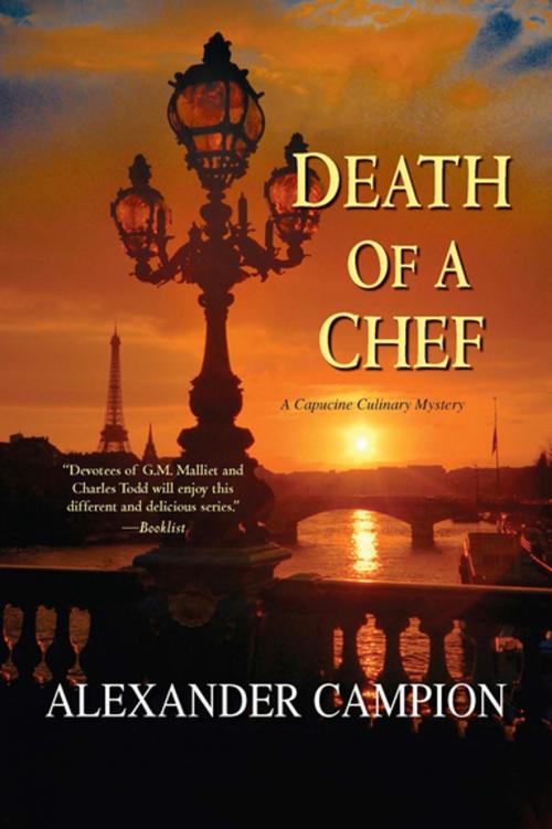 Cover of the book Death of a Chef by Alexander Campion, Kensington Books