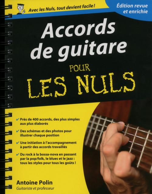 Cover of the book Accords de guitare Pour les Nuls, édition augmentée by Antoine POLIN, edi8