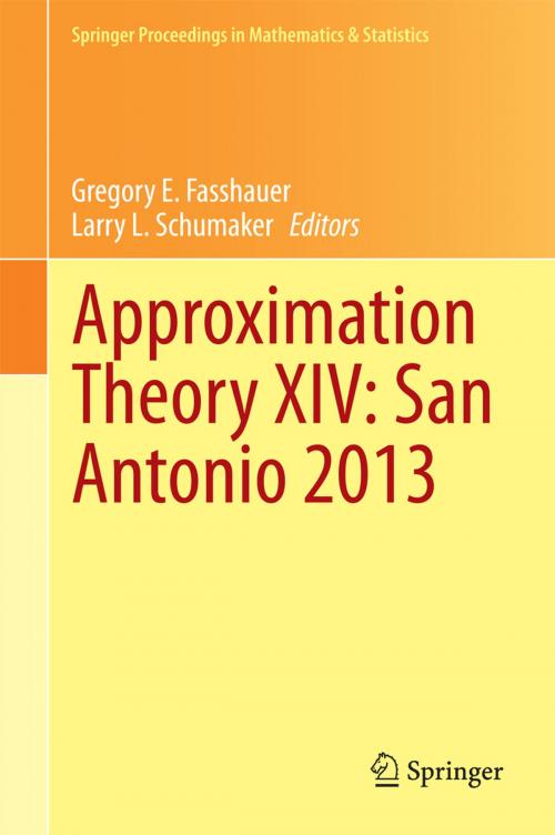 Cover of the book Approximation Theory XIV: San Antonio 2013 by , Springer International Publishing