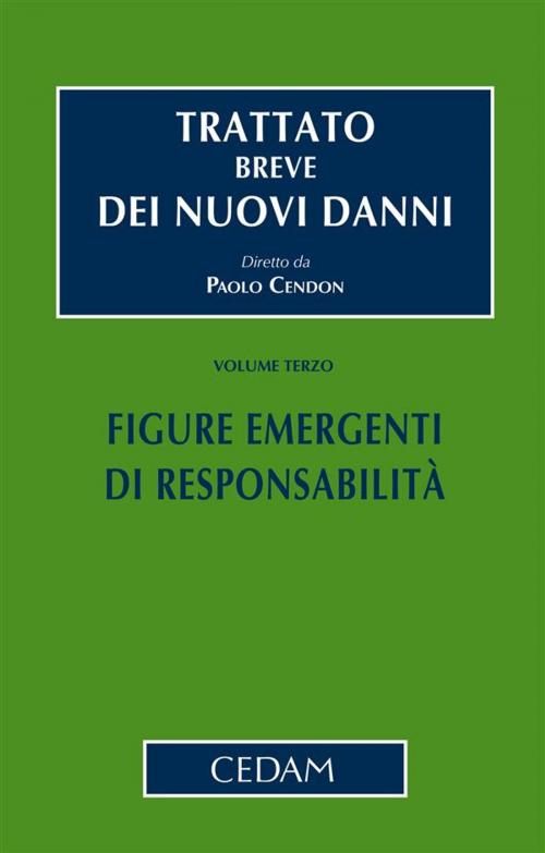 Cover of the book Trattato breve dei nuovi danni - Vol. III: Figure emergenti di responsabilità by CENDON PAOLO, Cedam