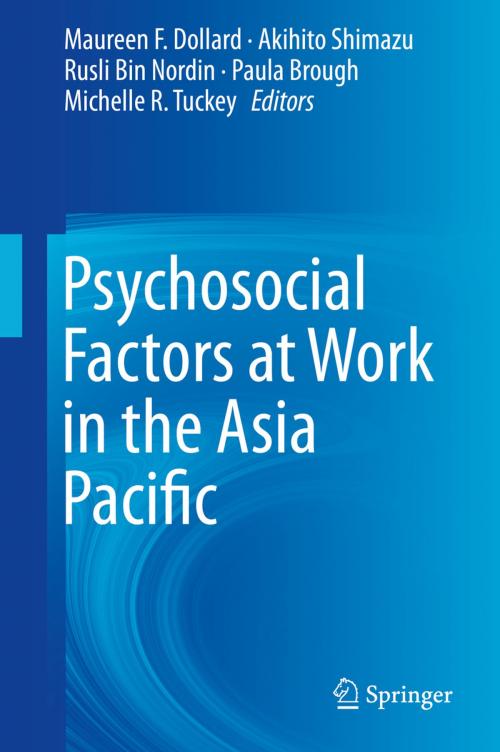 Cover of the book Psychosocial Factors at Work in the Asia Pacific by , Springer Netherlands