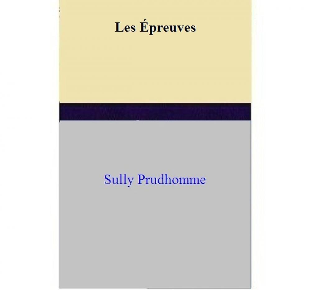 Big bigCover of Les Épreuves