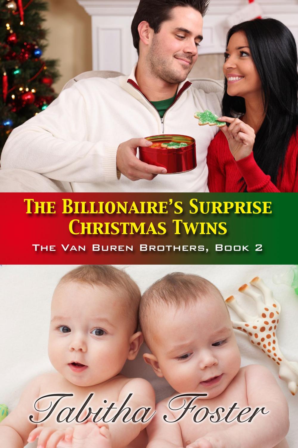 Big bigCover of The Billionaire's Surprise Christmas Twins (The Van Buren Brothers)