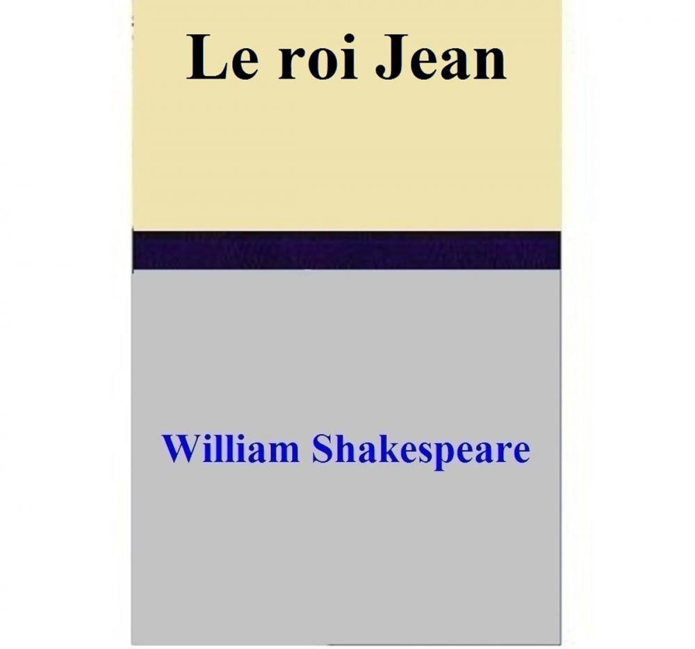 Big bigCover of Le roi Jean