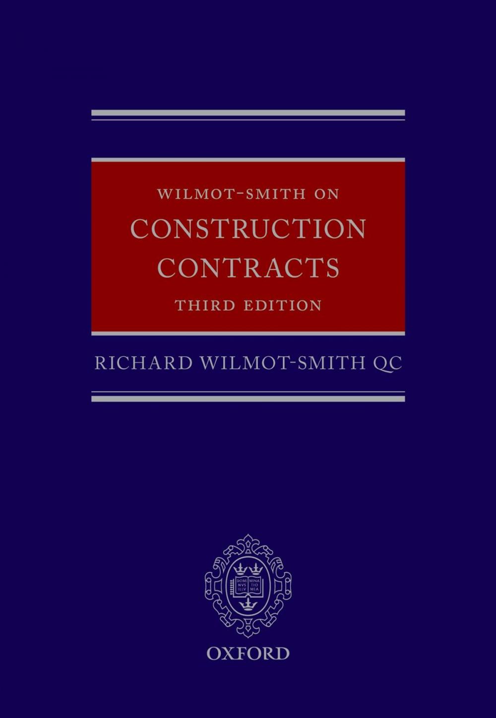 Big bigCover of Wilmot-Smith on Construction Contracts